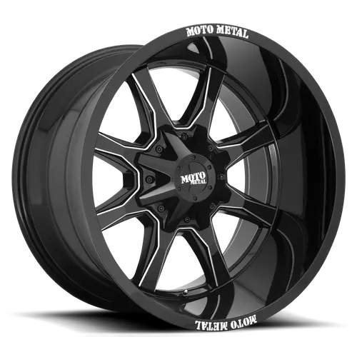 Mo970 20X9 6X135/5.5 G-Blk Mill-Spk +12 1
