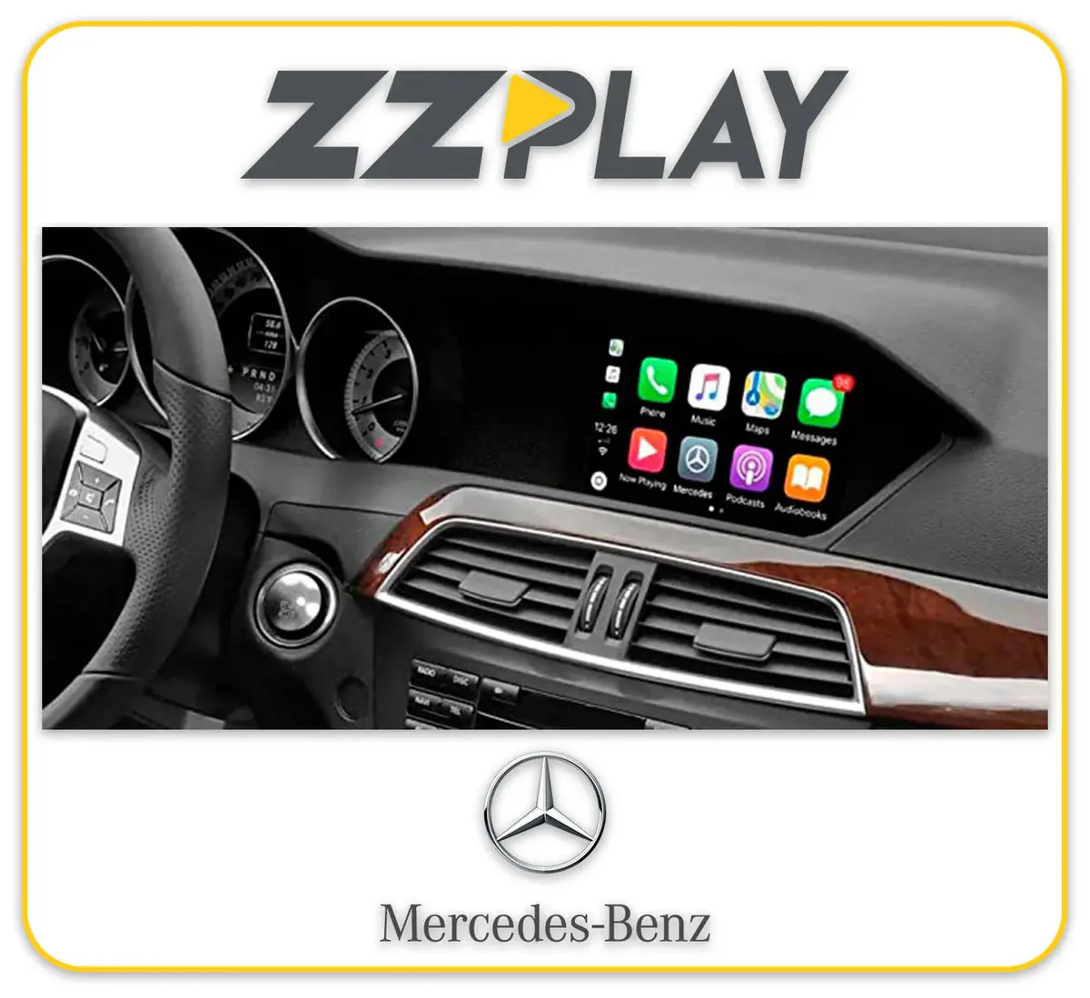 Wireless Carplay/Android Auto Interface (Mercedes Benz) (It3-Ntg45) 1