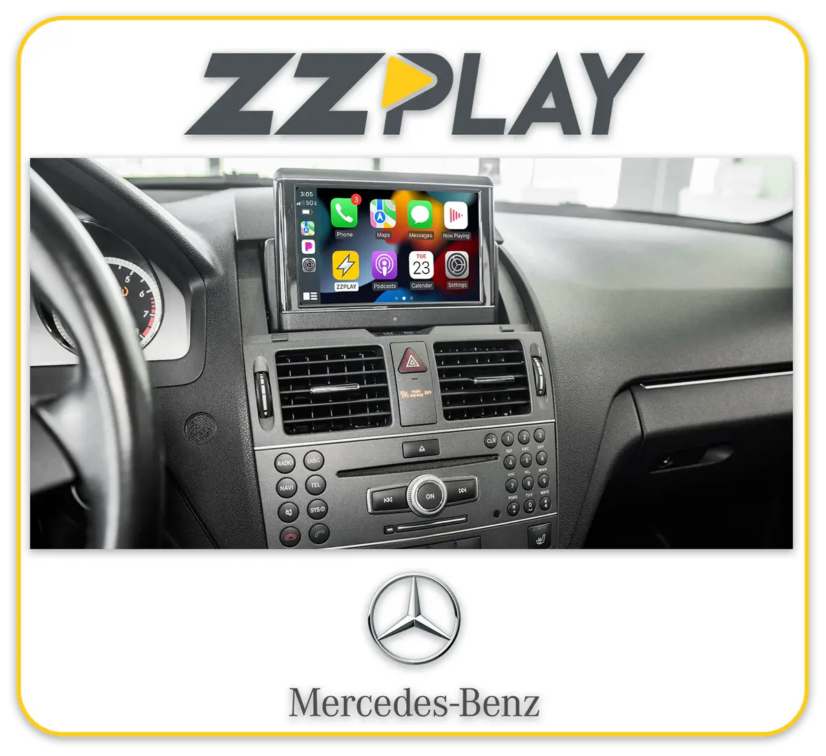 Wireless Carplay/Android Auto Interface (Mercedes-Benz) Itz-Ntg4-A 1