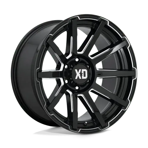Xd847 20X10 5X5.0 G-Blk Mill 12Mm 1