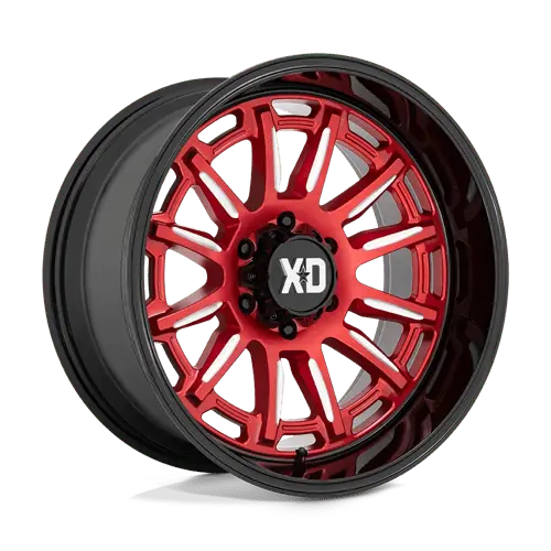 Xd865 20X10 6X135 Red-Mill Blk-Lp -18Mm 1