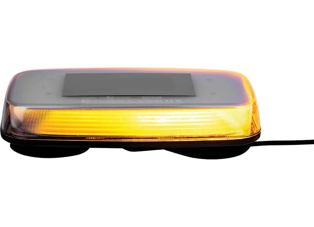 12In Amber Led Emergency Strobe Light (Magnetic Mount) 1