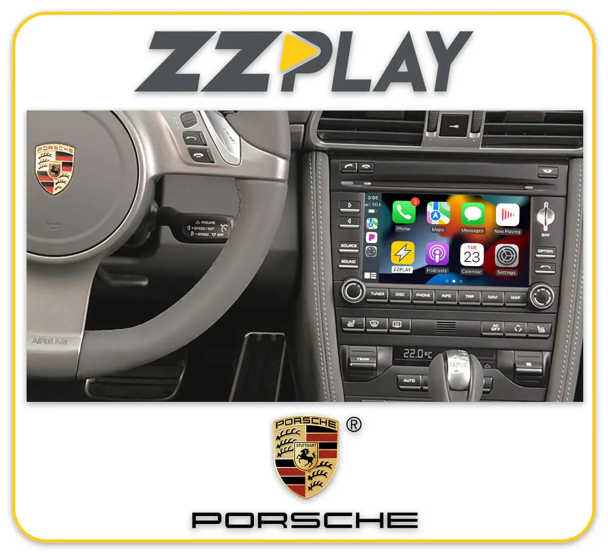 Wireless Carplay/Android Auto Interface (Porsche) It3-Pcm3 1