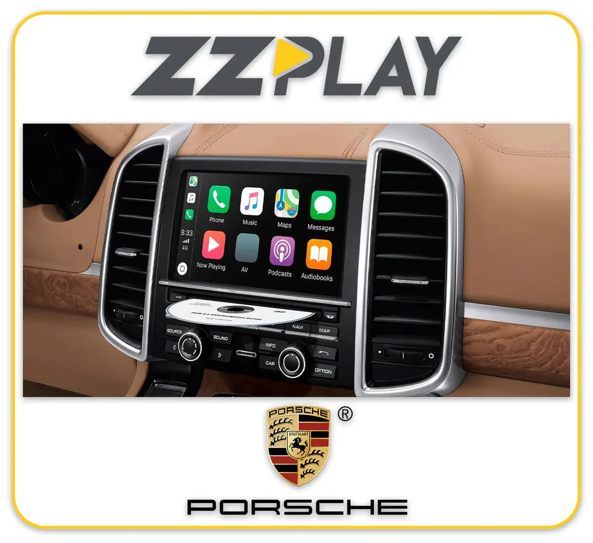 Wireless Carplay/Android Auto Interface (Porsche) It3-Pcm31a 1