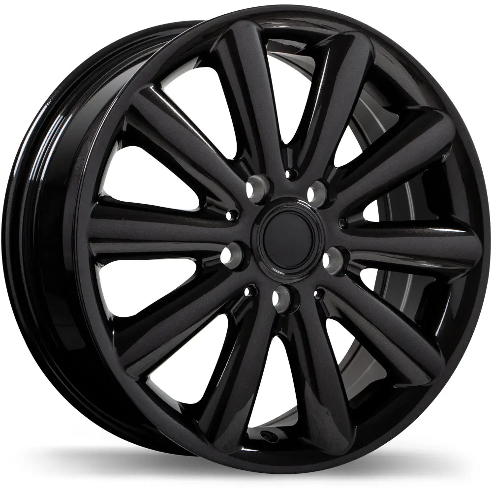 R181 16X6.5 5X112mm +54 66.6Mm Blk / Met 1