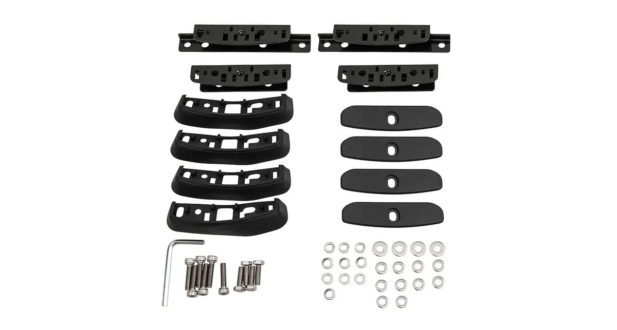Rcp Base Kit (4Pcs) 11-21 Jeep Grand Cherokee W/ Metal Roof Rails 1