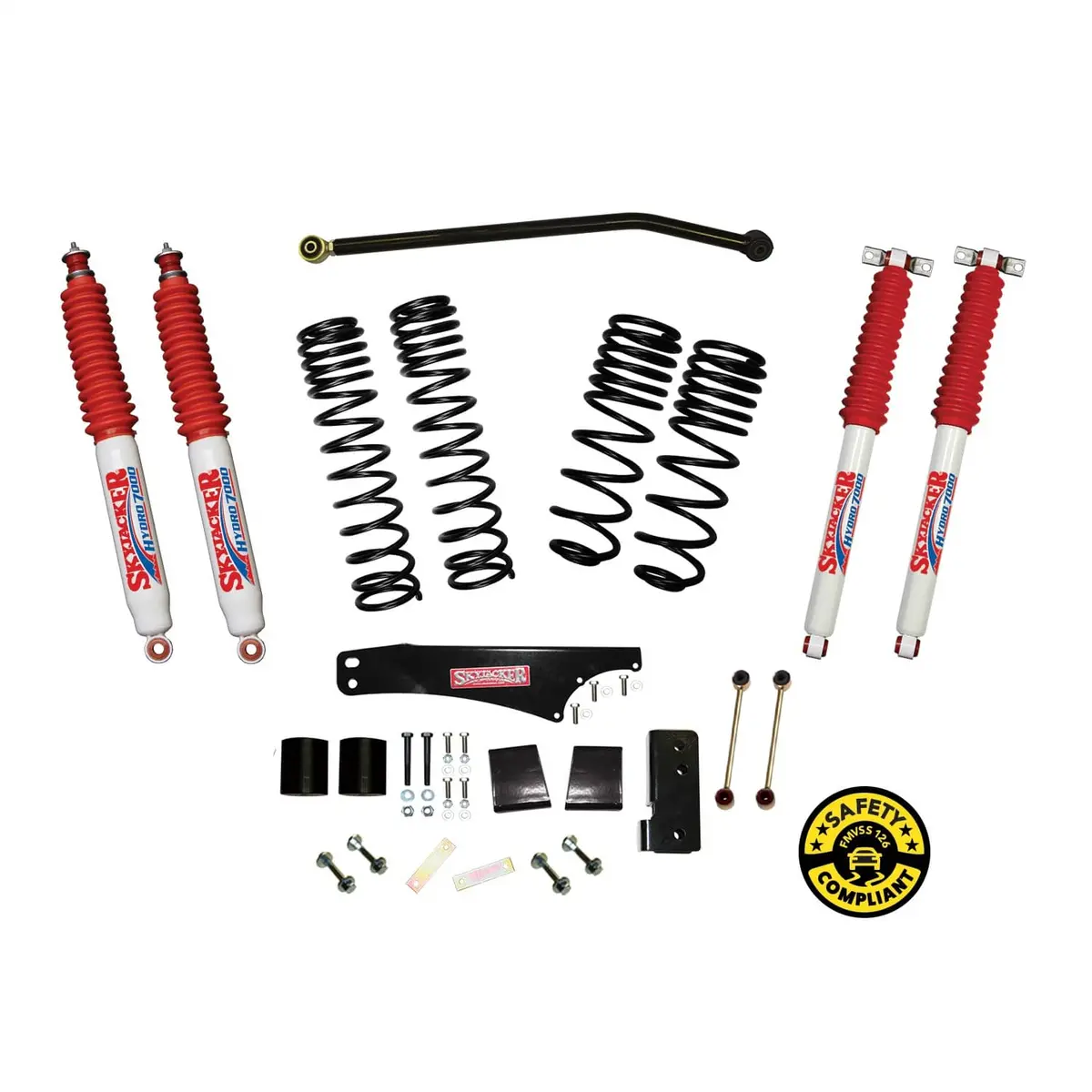 3.5-4" Lift Kit 07-18 Wrangler Jk 4 Door 1