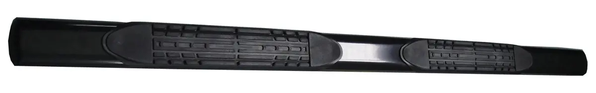 4 Inch Oval Straight Powder Coated Black Mild Steel 1