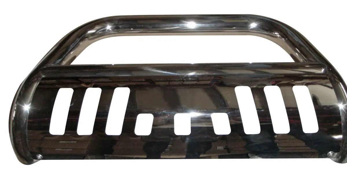 Pol Stain Steel 3 In Dia W/Skid Plat Opt Light 6 In Max Light/20 In Max Lite Bar 1