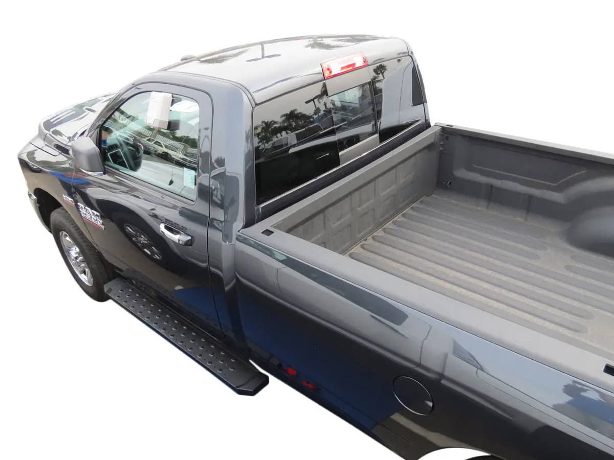 Powder Coated Black Steel Unlighted Rocker Panel Mount 300 Pound Capacity 1