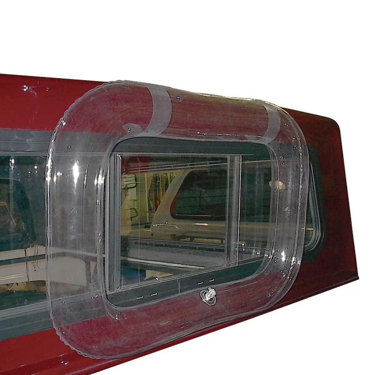 Fills Truck Cab To Camper Gaps Up To 3 Inches 20 X 13 Inch Inflatable Pvc Clear 1