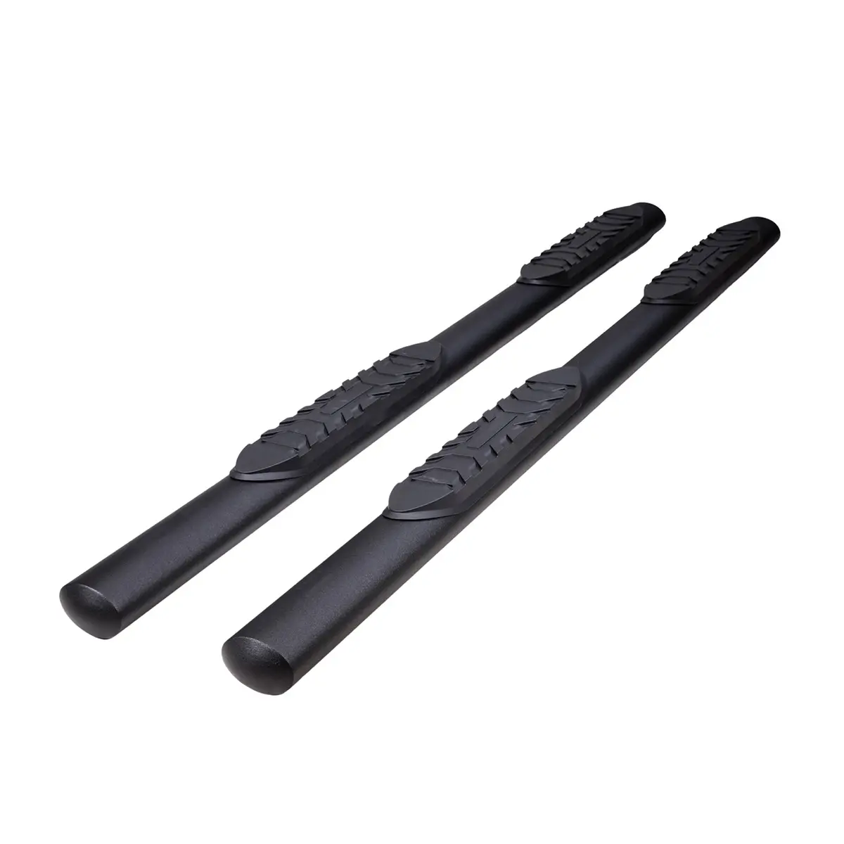 4 Inch Oval Straight, Rocker Panel Mount 1