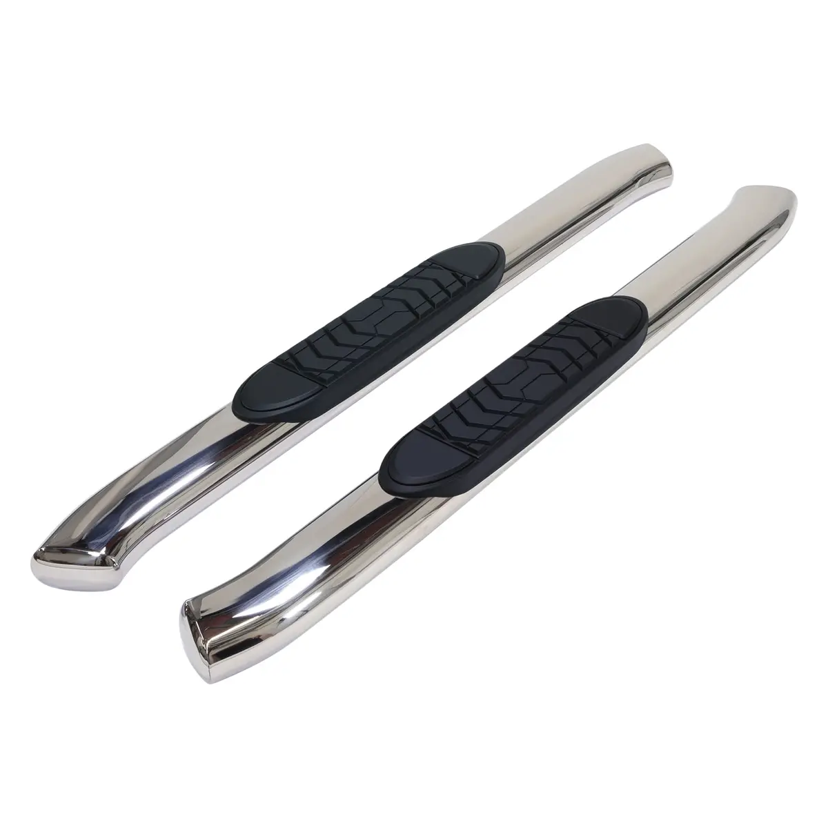 5 Inch Oval Bent Pol Stainless Steel Rocker Panel Mount 1