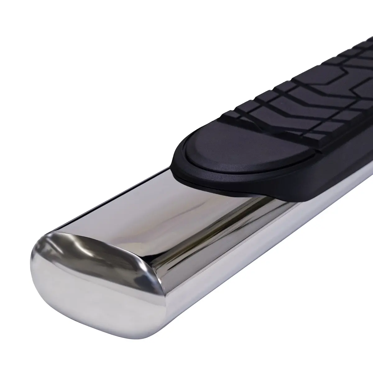 5 Inch Oval Straight Pol Stainless Steel Rocker Panel Mount 2