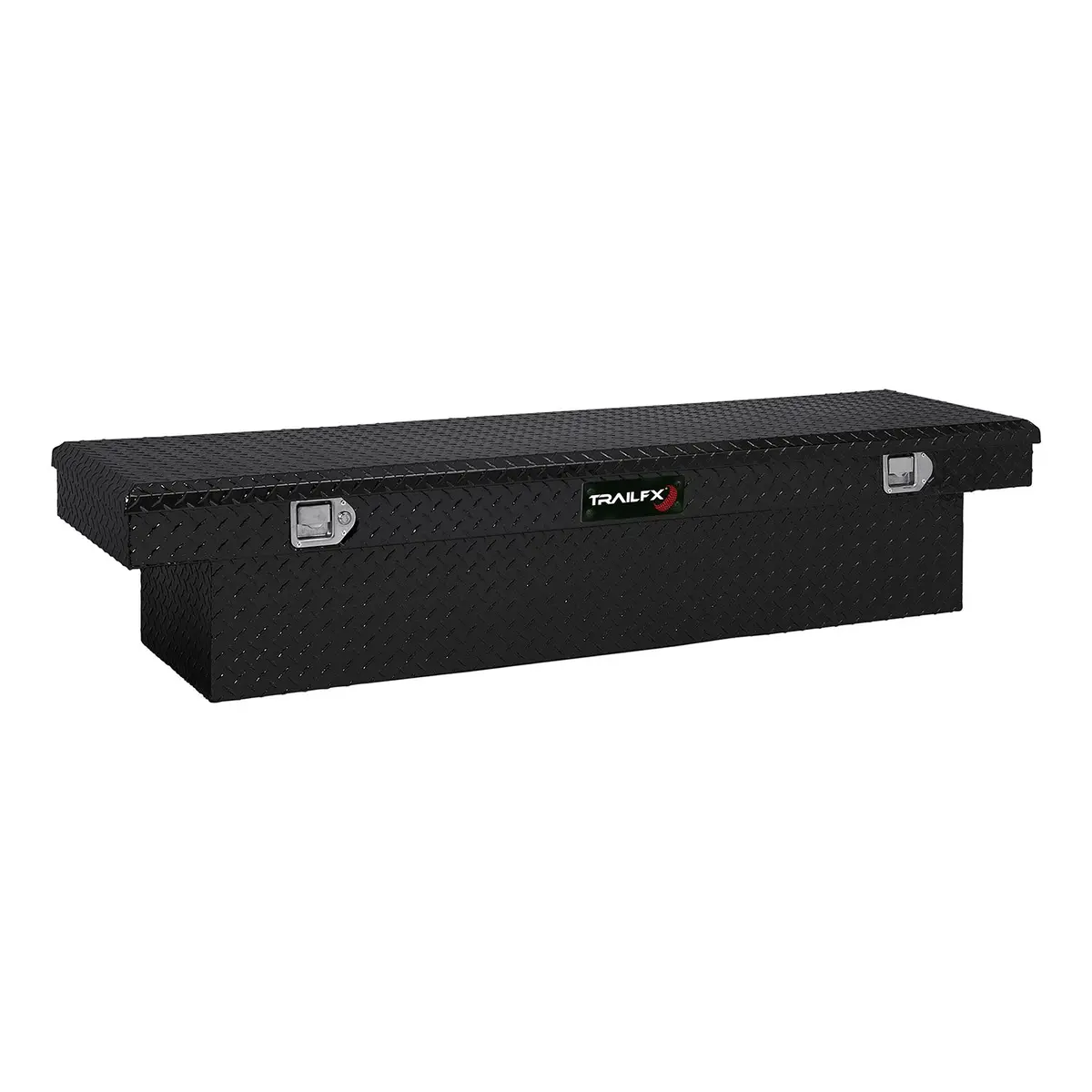 Crsovr Std Sgl Lid Pwdr Ctd Black 16 Gauge Alum 69X19.25X13.5 Cap W/Tray 1