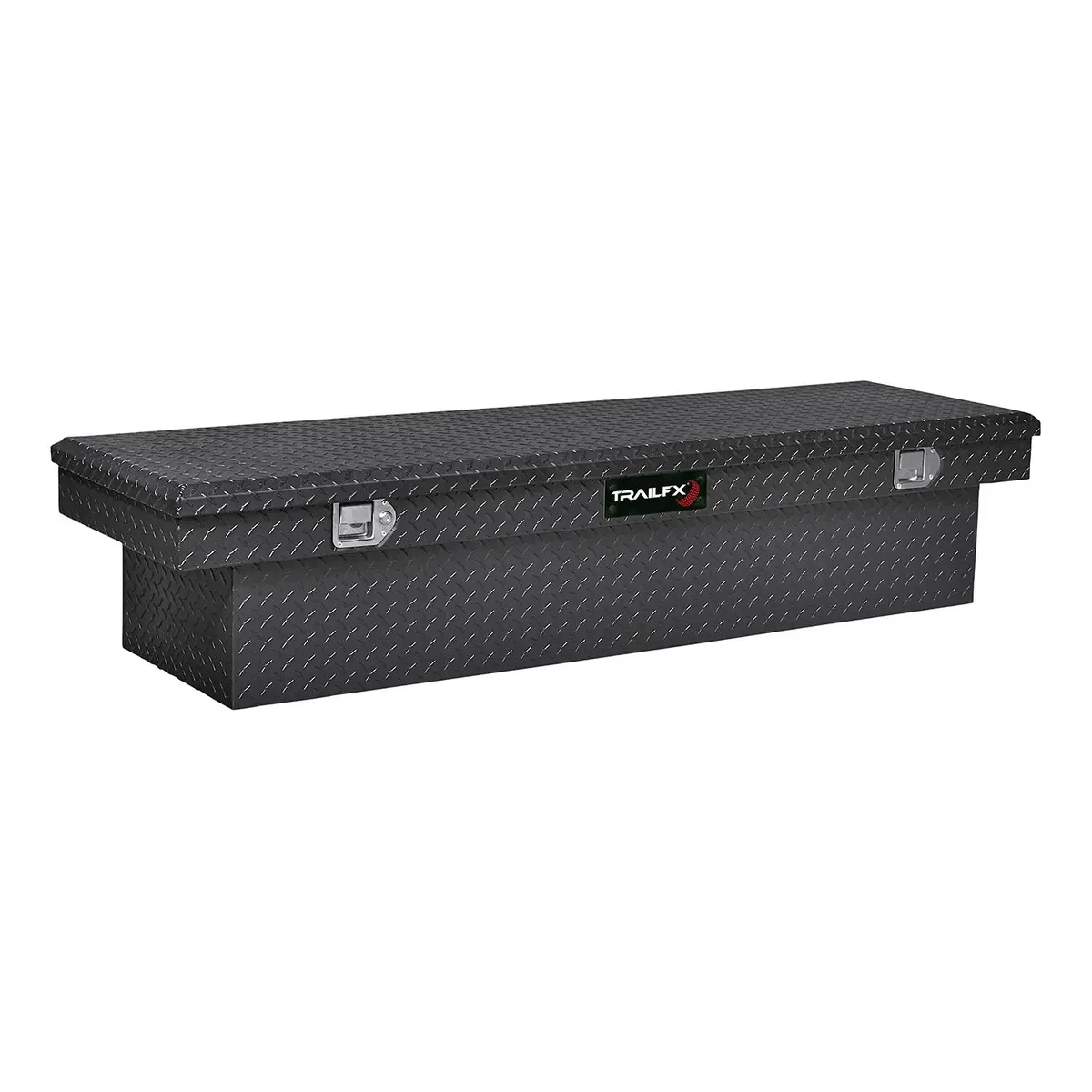 Crsovr Std Sgl Lid Pwdr Ctd Black 16 Gauge Alum 72X19.25X13.5 Cap W/Tray 1