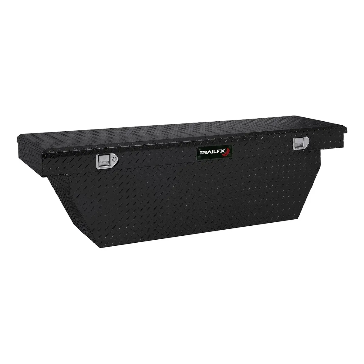 Crsovr Deep Sgl Lid Pwdr Ctd Black 16 Gauge Alum 69X19.25X19.5 Cap W/Tray 1