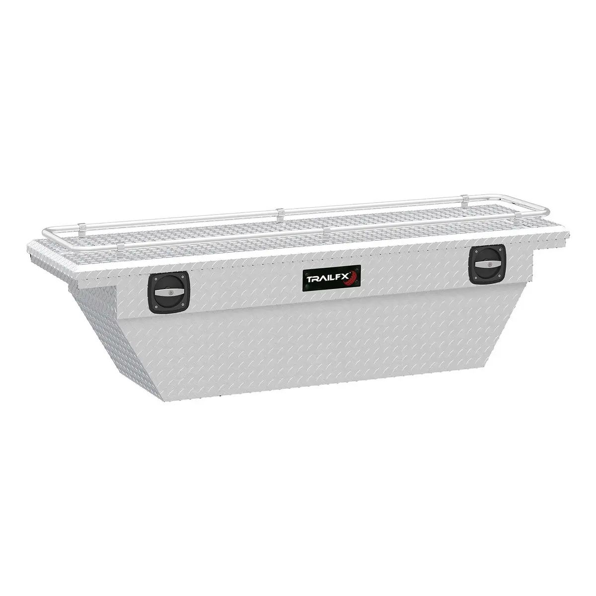 Crsovr Dep Ang Low Profil Sgl Lid Dia Trd Brit Alum 69X19.25X17.5 W/Rail On Lid 1
