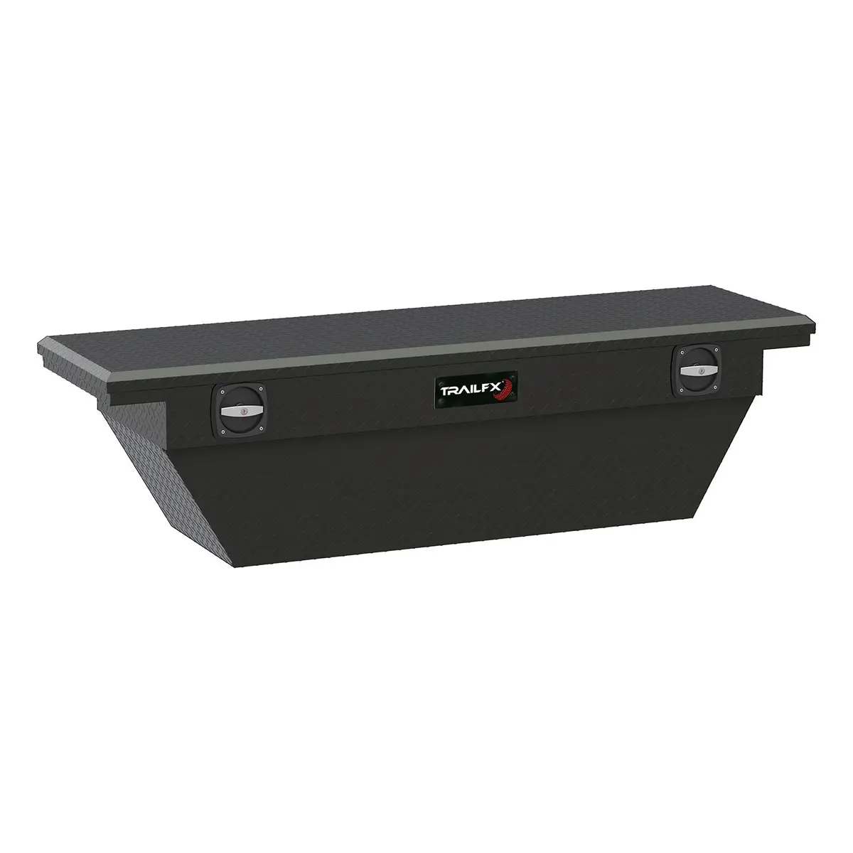 Crsovr Dp Ang Lo Pro Sgl Lid Dia Trd Mat Blk Alum 69X19.25X17.5 W/O Rail On Lid 1