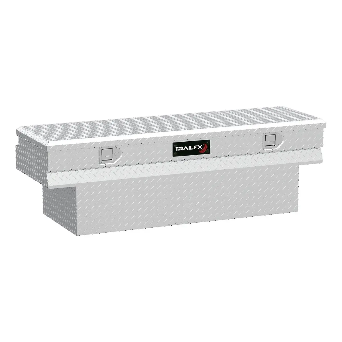 Notched Chest Sgl Lid Dia Tread Bright Pol 16 Gauge Alum 59X19.25X17.5 1