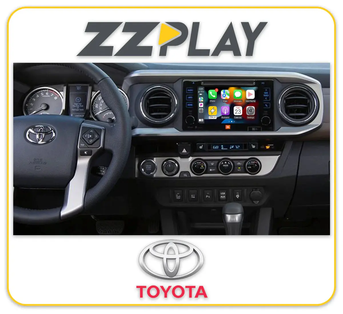 Wireless Carplay/Android Auto Interface (Toyota 2014+) Itz-Toyv2 1