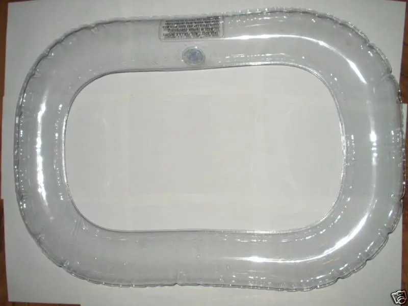 Fills Truck Cab To Camper Gaps Up To 3 Inches 24 X 16 Inch Inflatable Pvc Clear 1