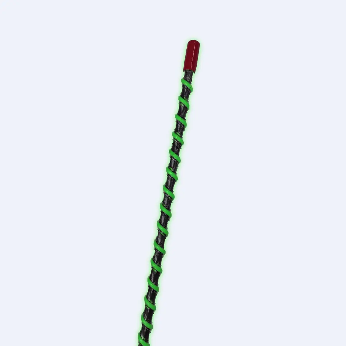 6' Fully Lit Led Whip Quick Disconnect Mount - Steady Green 1