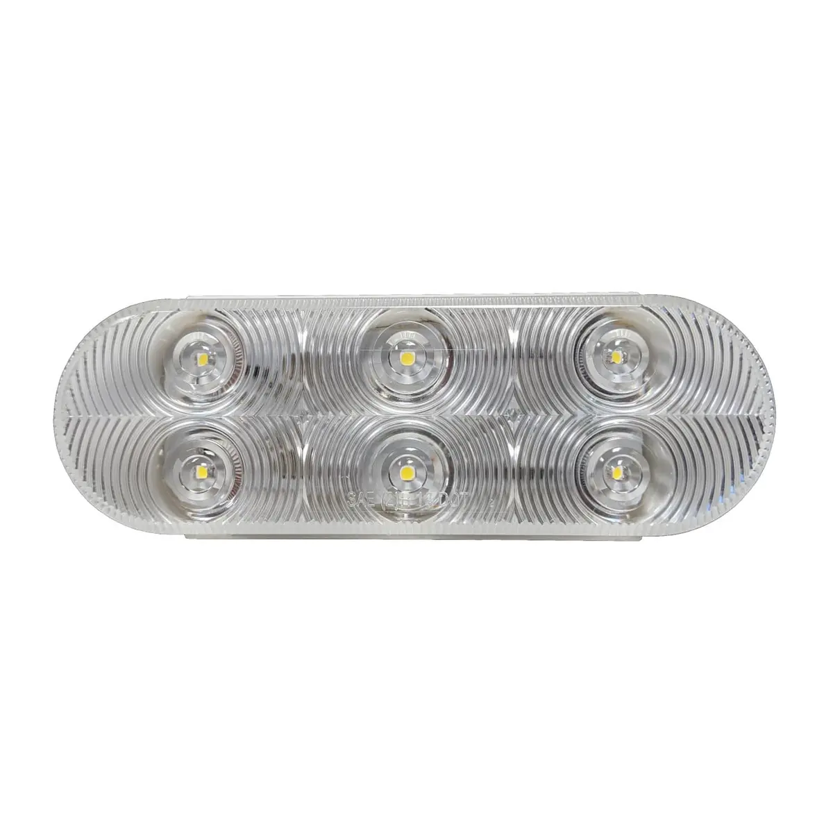 Led Oval Clear Back Up Lamp - 6-Dio 1