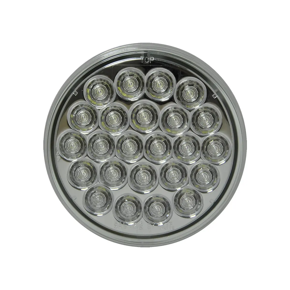 Led Round Back Up Lamp - Clear 1
