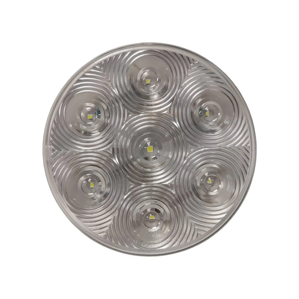 Led 4" Round Clear Back Up Lamp 1