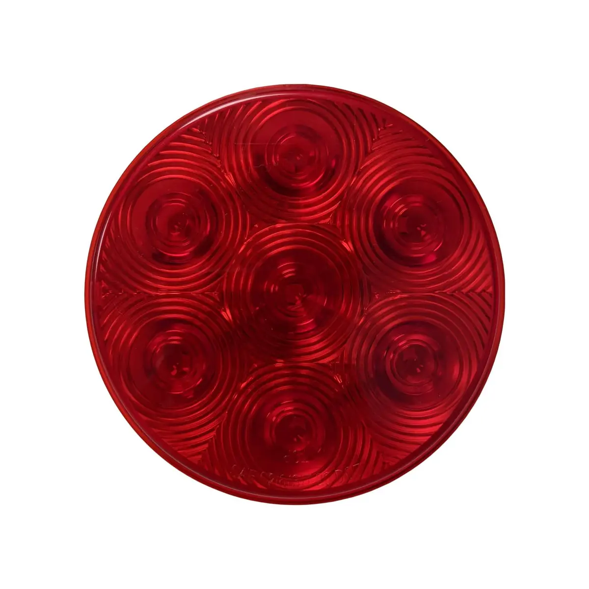 Led 4" Rd Stt Lamp Red - 7-Dio 1