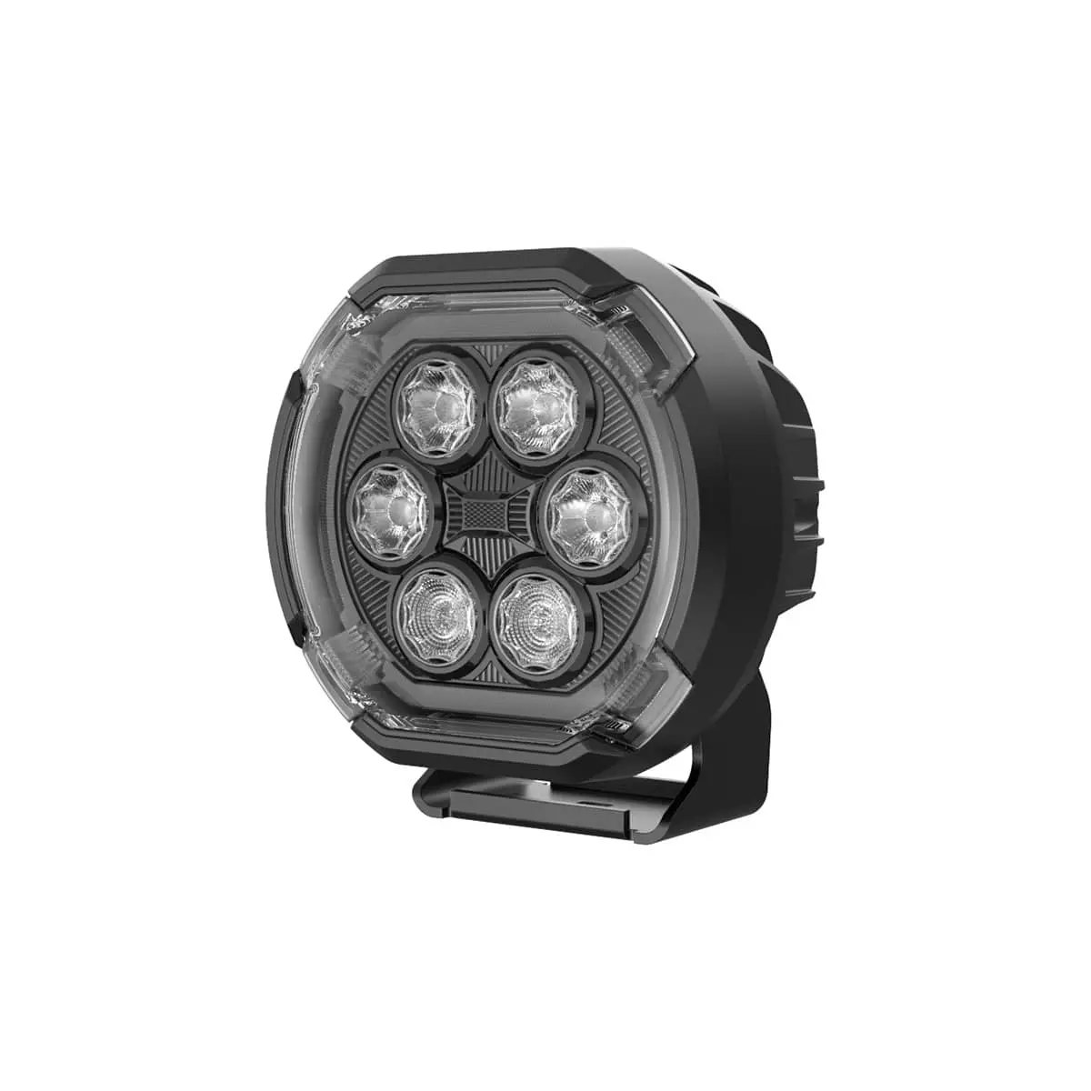 6" Led Pod Light Amber/White 1