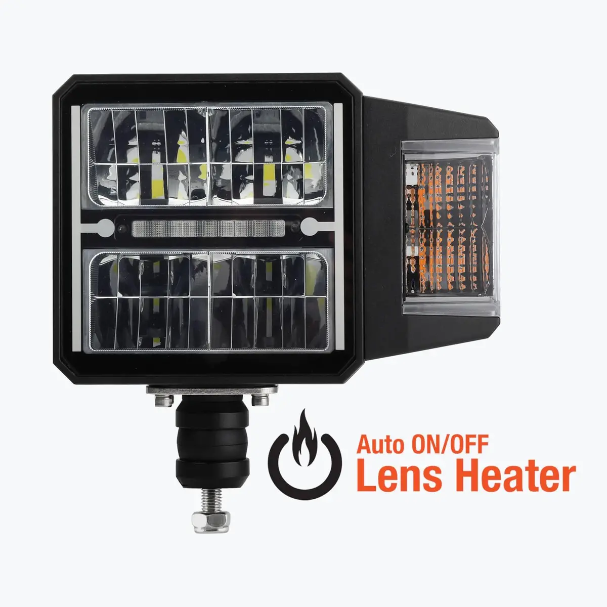 Heated Lens Led Snow Plow Light (Single) 1