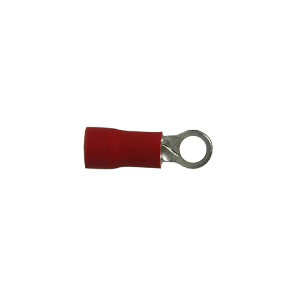 Insulated Ring Termial Red Stud 6 22-18 Ga Pkg 500 1