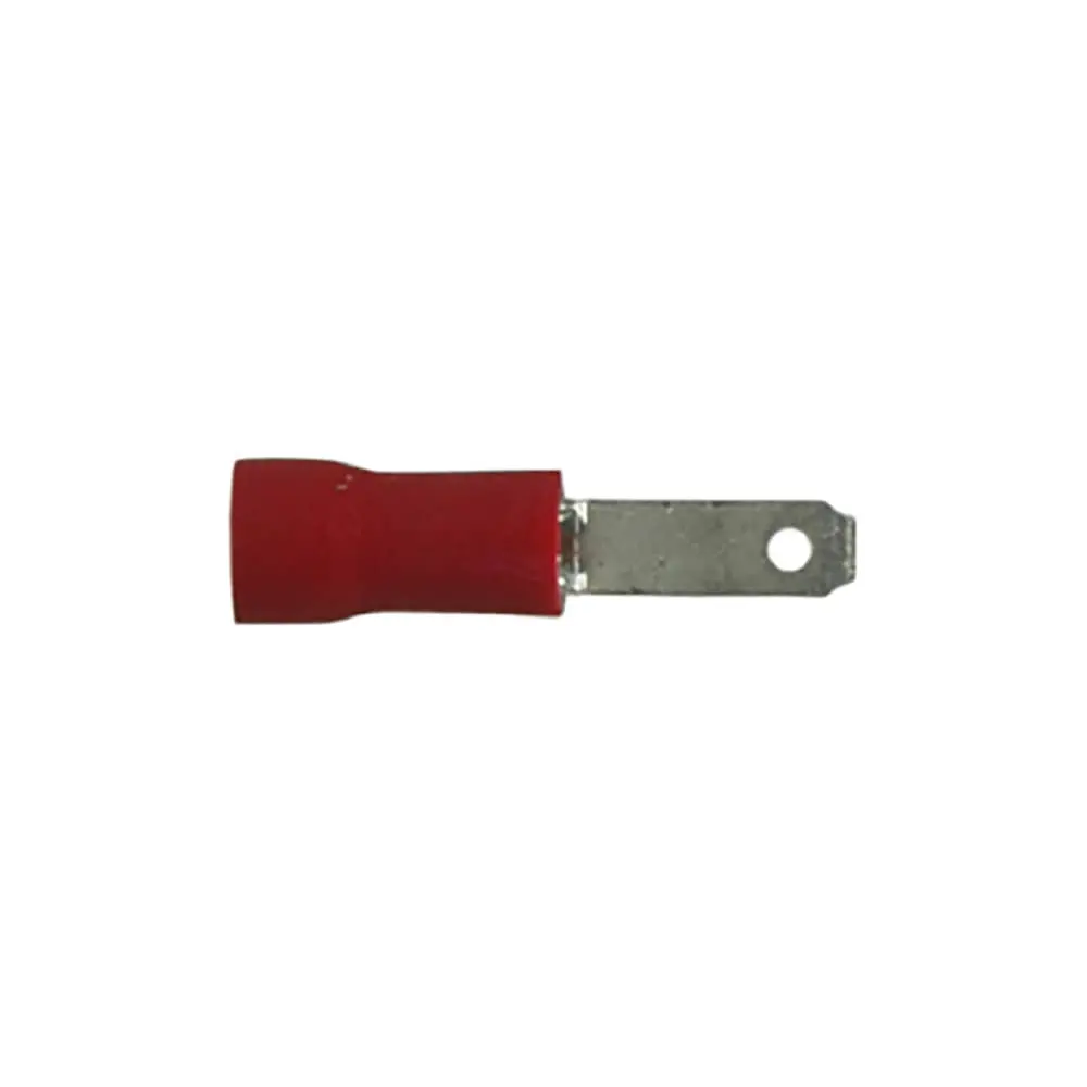 Insulated Slide Male Red 22-18 Ga .110"X.020" Tab (Pkg 500) 1