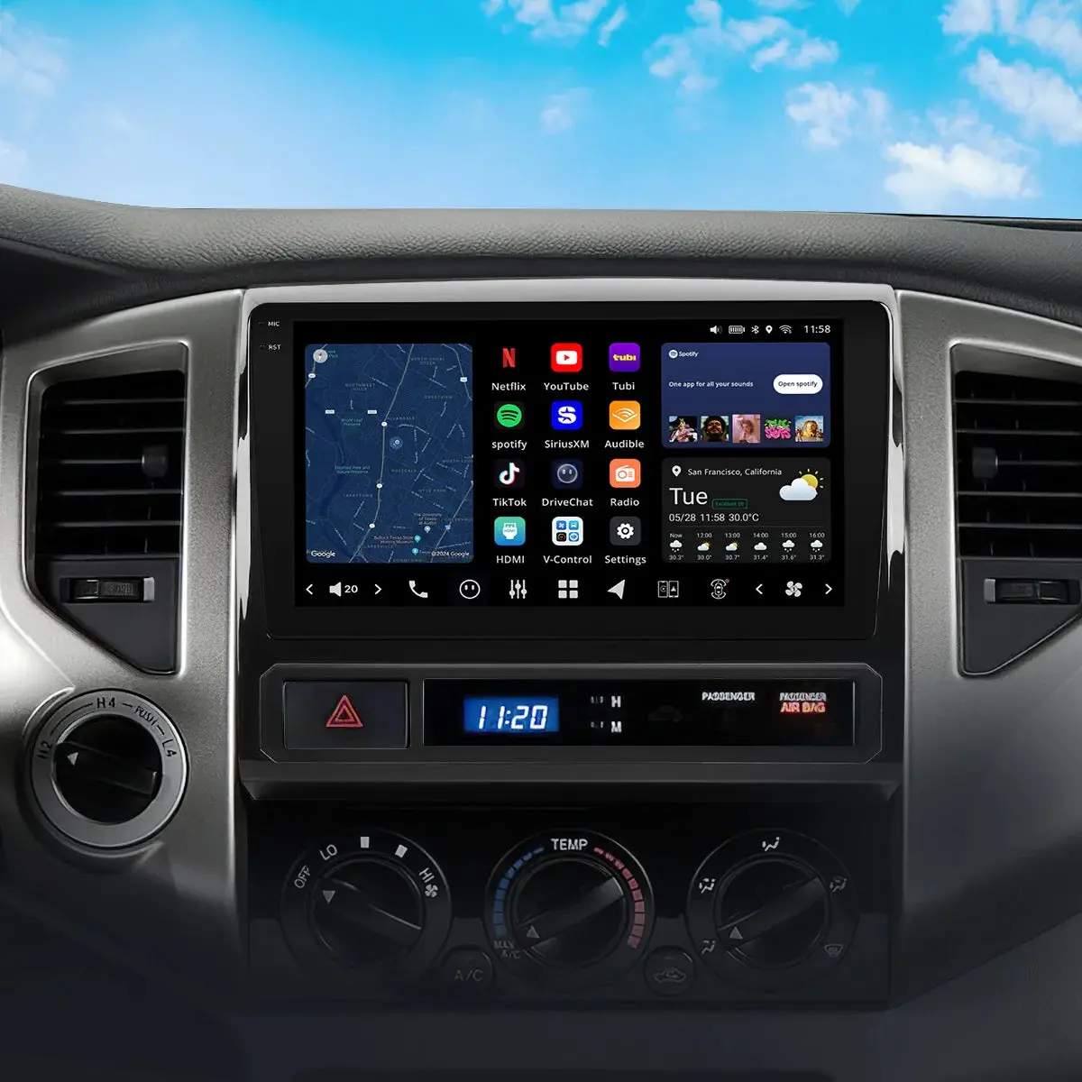 9" Custom-Fit Car Stereo For Toyota Tacoma 2005-2015 1
