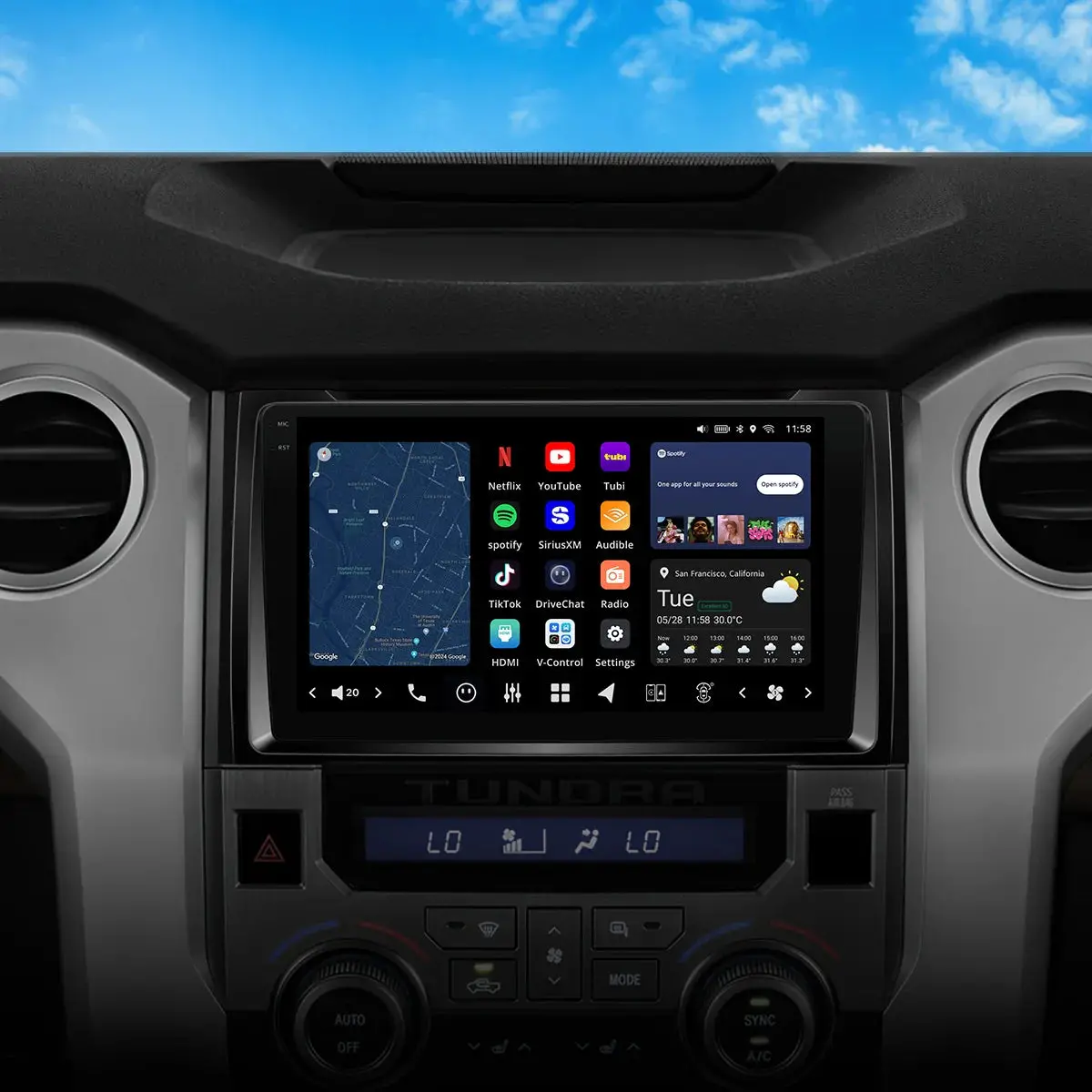 9" Custom-Fit Car Stereo For Toyota Tundra 2014-2021 1