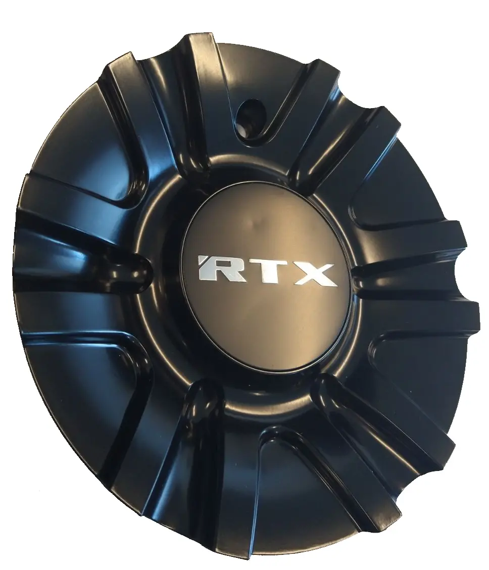 Cap Plastic Satin Blk Rtx Chr Black Background (1) M8xl40 1