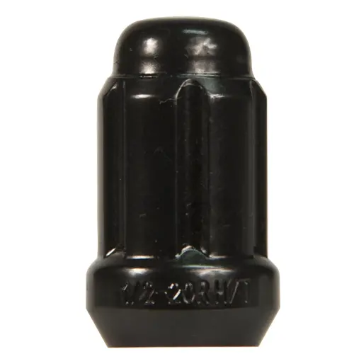 100 6 Spline Lug Nut 34Mm 12X1.25 Black 1
