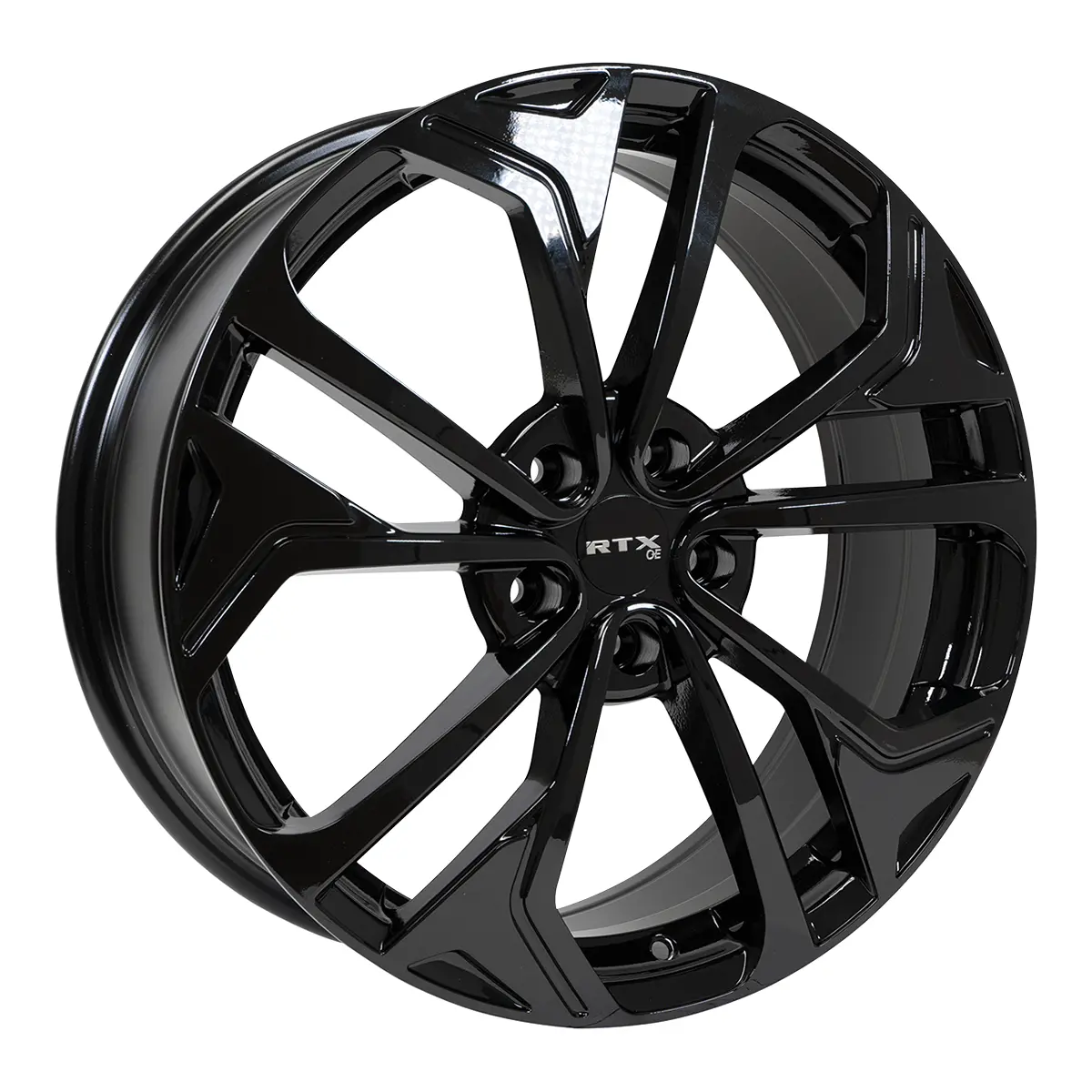 Asan 19X7.5 5X114.3 Et45 Cb67.1 Gloss Black 1
