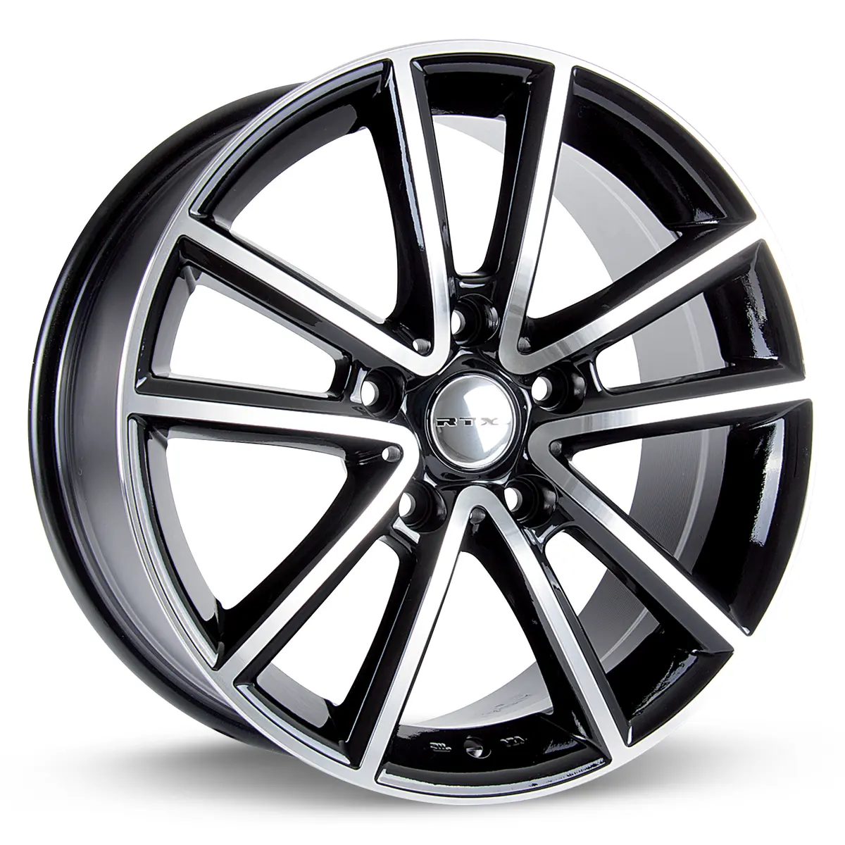 Auburn 17X7.5 5X127 Et35 Cb71.5 Black Machined 1