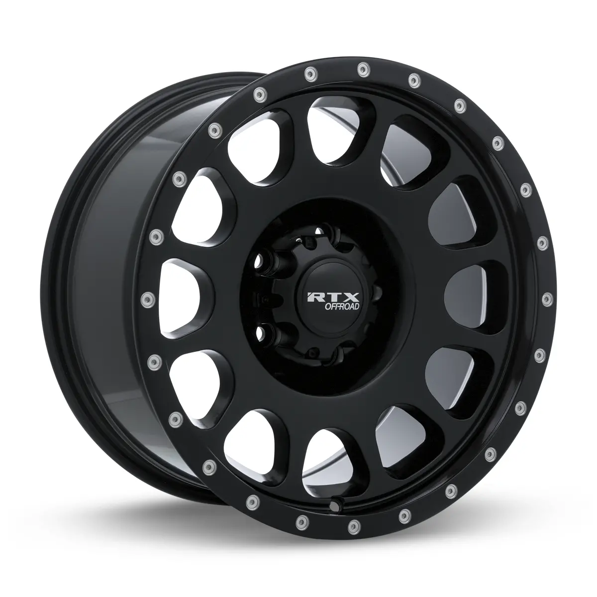 Baja 17X9 6X139.7 Et0 Cb106.1 Satin Black Milled Rivets 1