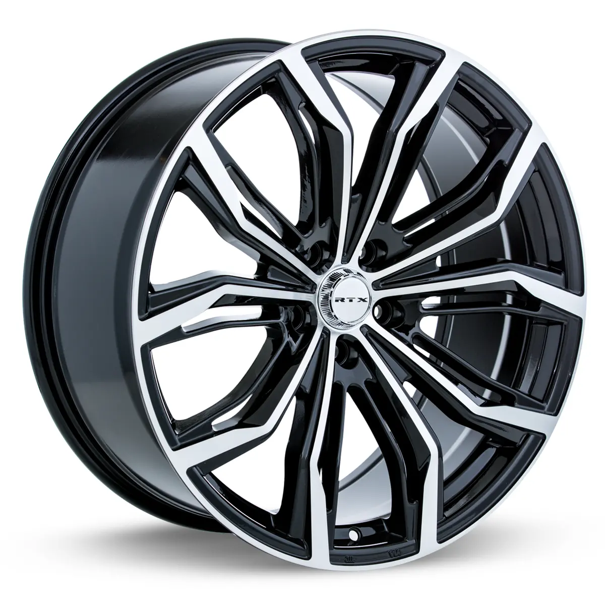 Black Widow 18X8 5X105 Et38 Cb56.6 Black Machined 1