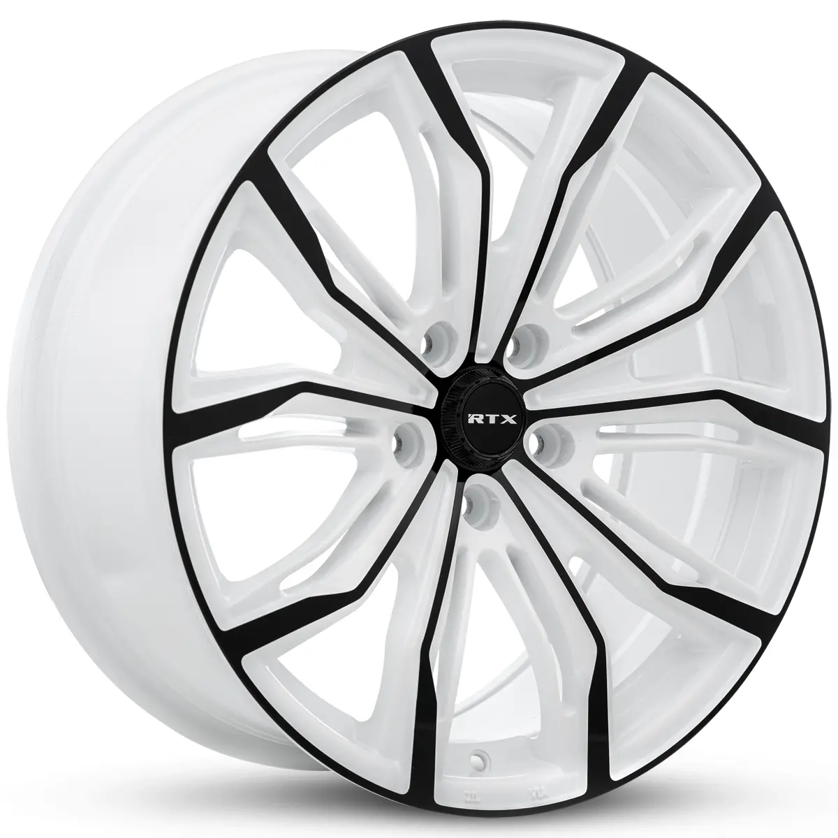 Black Widow 18X8 5X114.3 Et42 Cb73.1 White & Black 1