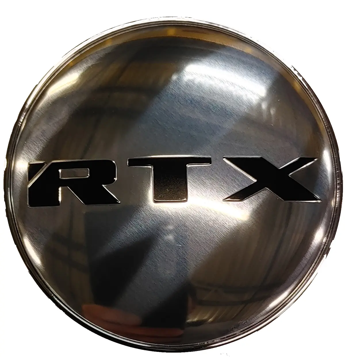 Cap Chrome With Rtx Black With Chrome Background 149K59-A 1