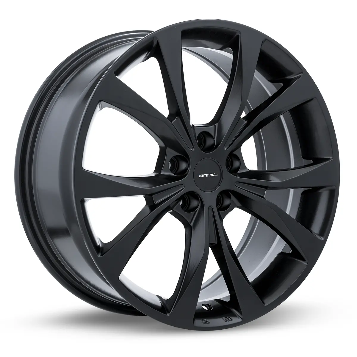 Flint 17X7 5X108 Et42 Cb63.4 Satin Black 1
