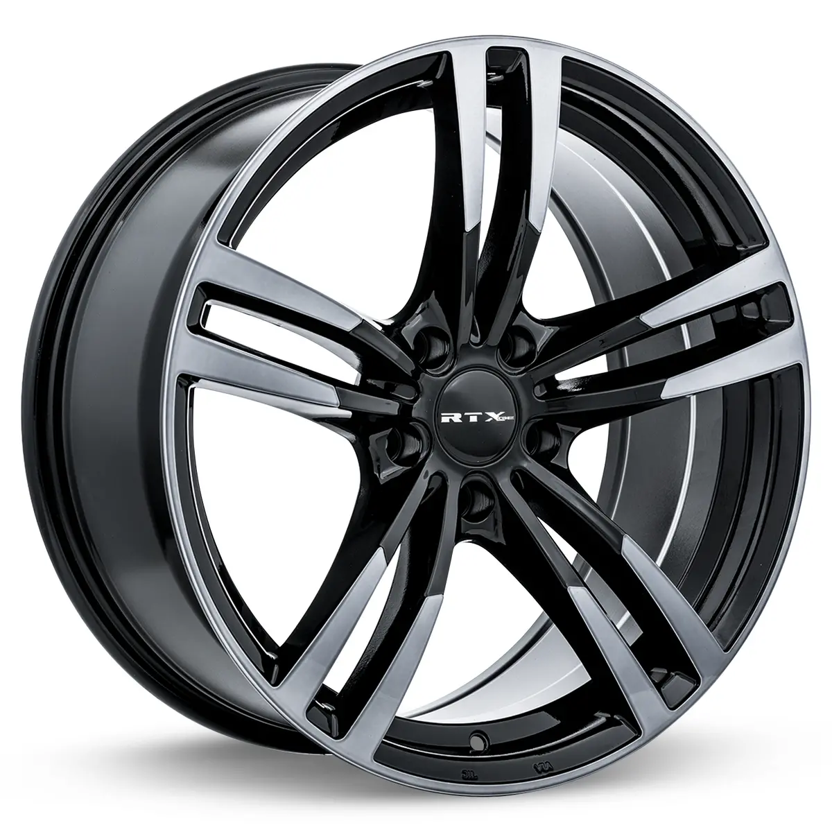 Graz 19X8.5 5X120 35P Cb72.6 Black Machined Grey 1