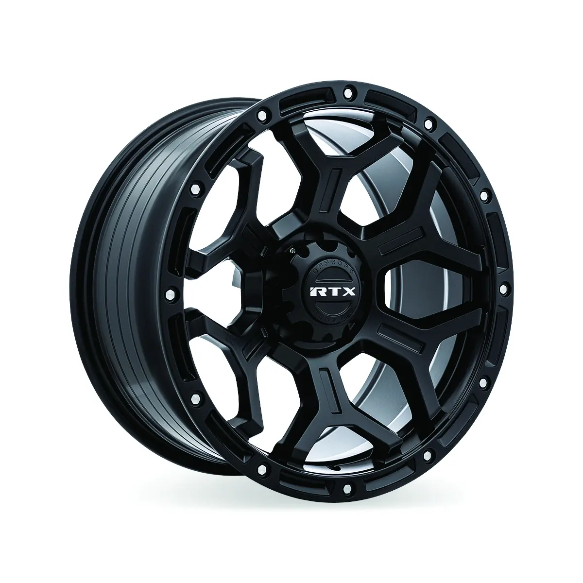 Goliath 20X9 6X139.7 Et0 Cb106.1 Satin Black Milled Rivets 1