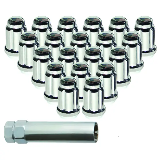 24 Nuts 6 Spline 34Mm 12X1.5 Key Ta019 Chrome 1