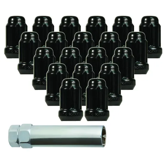 20 Nuts 6 Spline Drive 12X1.5 Key Ta019 Black 1
